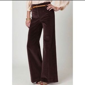 Anthropologie Corduroy Brown Trousers